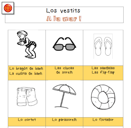 Les v&ecirc;tements &agrave; la mer